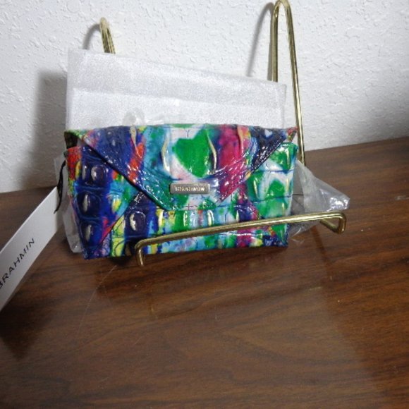 Soldout Brahmin ENERGY Multi Colored Snap Eyeglasses Case NWT